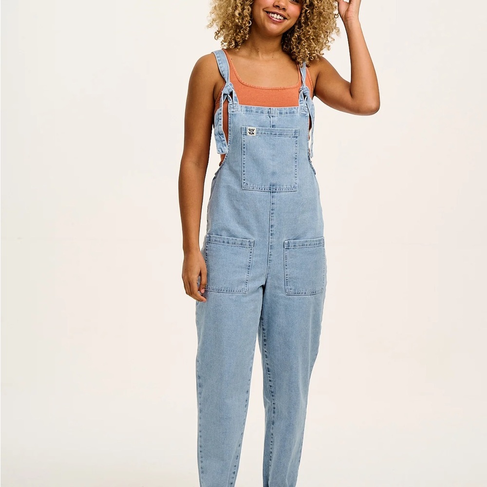 Lucy & Yak Blue Denim Overalls Relaxed Fit